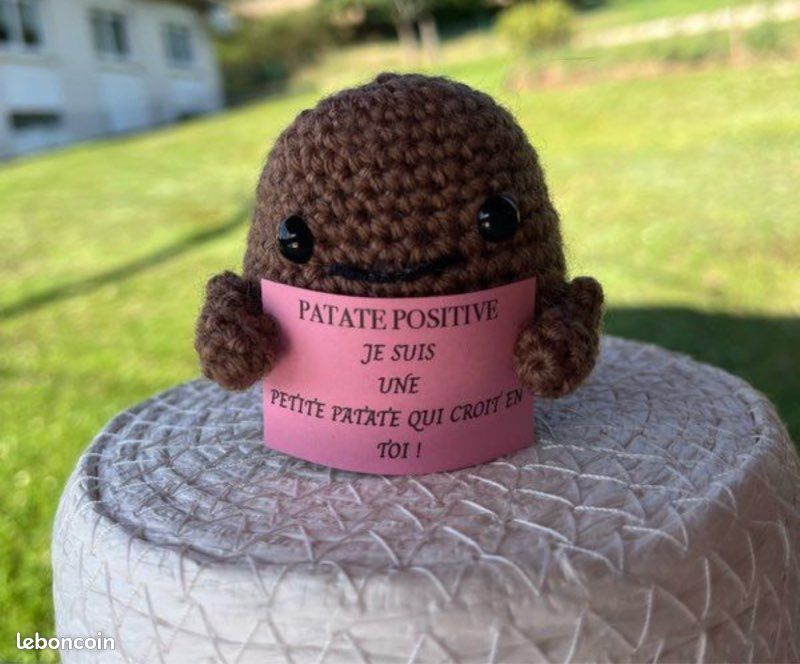 Patate positive- crochet- Fait main (image 1)