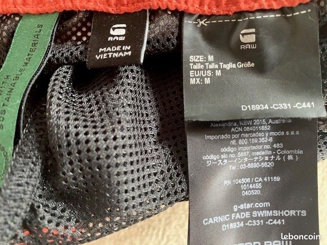 Short bain G StarTaille M (image 3)