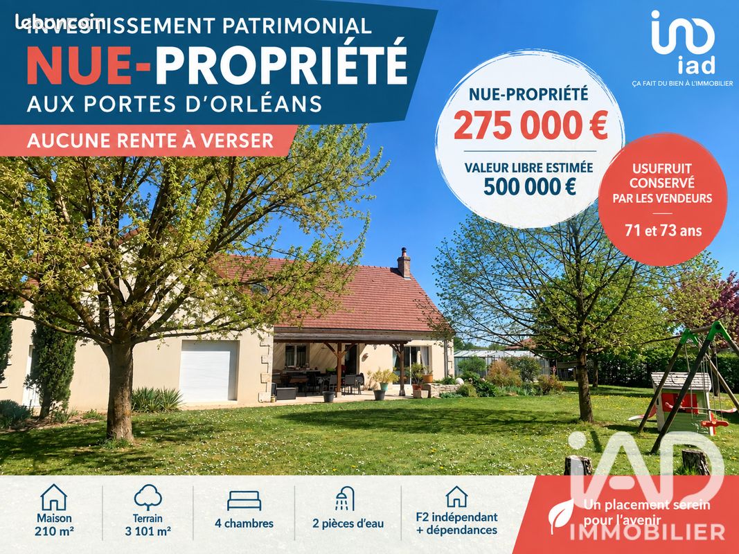 Maison 7 pièces 210 m² · à Saint-Denis-en-Val · 210 m² · 275 000 €