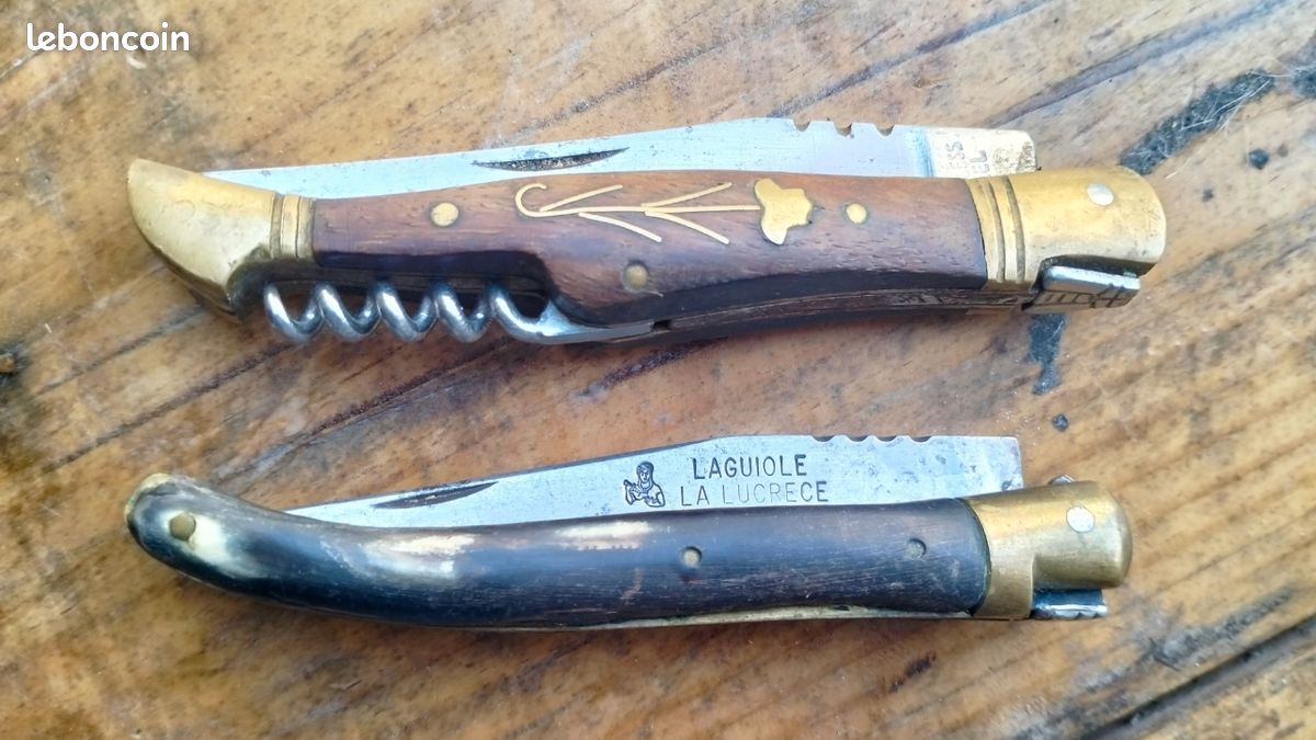 2 couteaux Laguiole vintage (image 1)