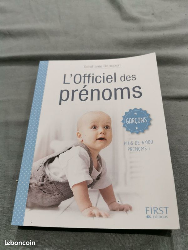 Livre Officiel des prénoms Garçon 2021 (image 1)