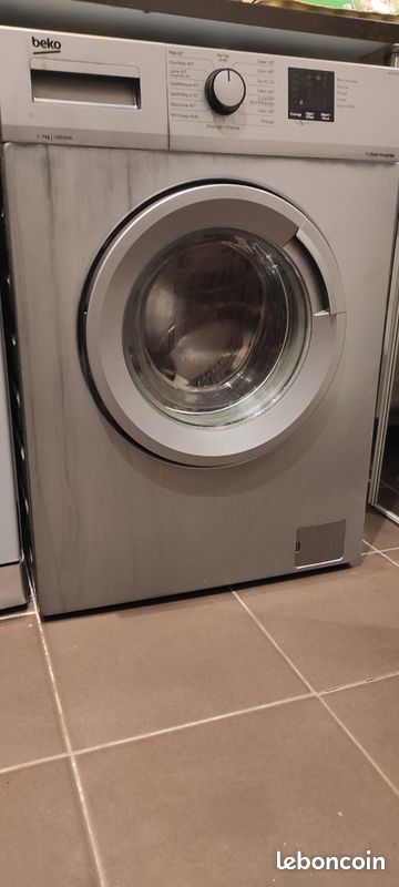 Lave-linge BEKO WTE7612SY – 7 kg – ProSmart Inverter – Bon état (image 1)