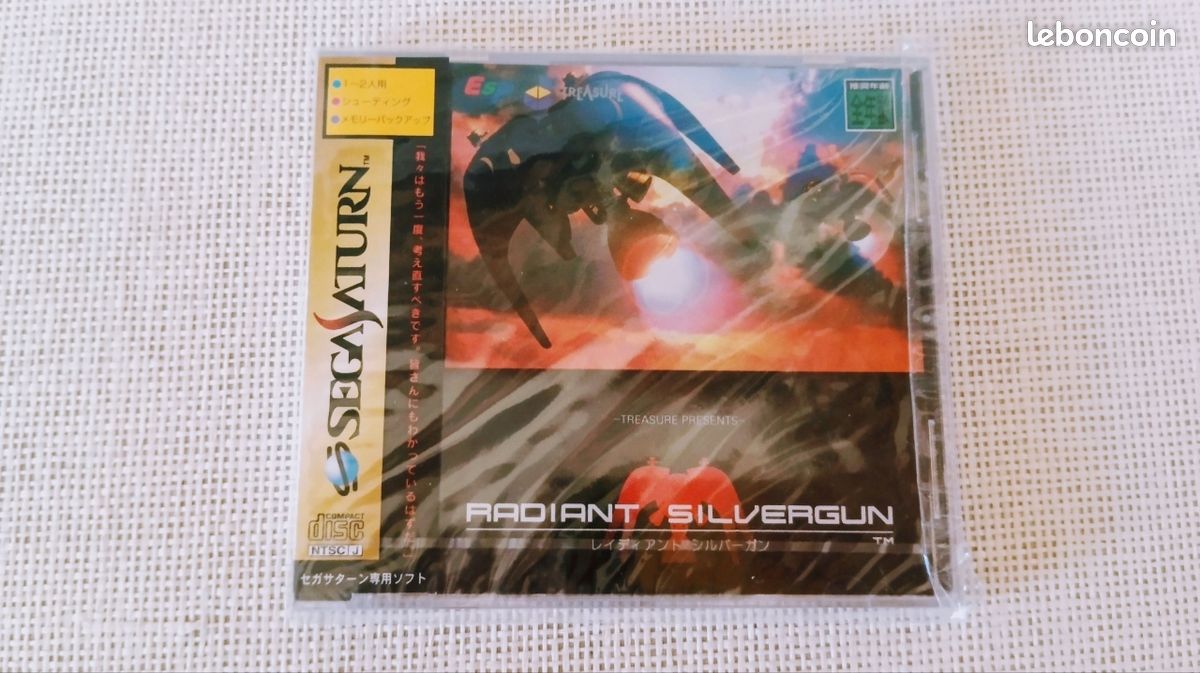 Radiant Silvergun Sega Saturn – Neuf sous blister – Collector rare
