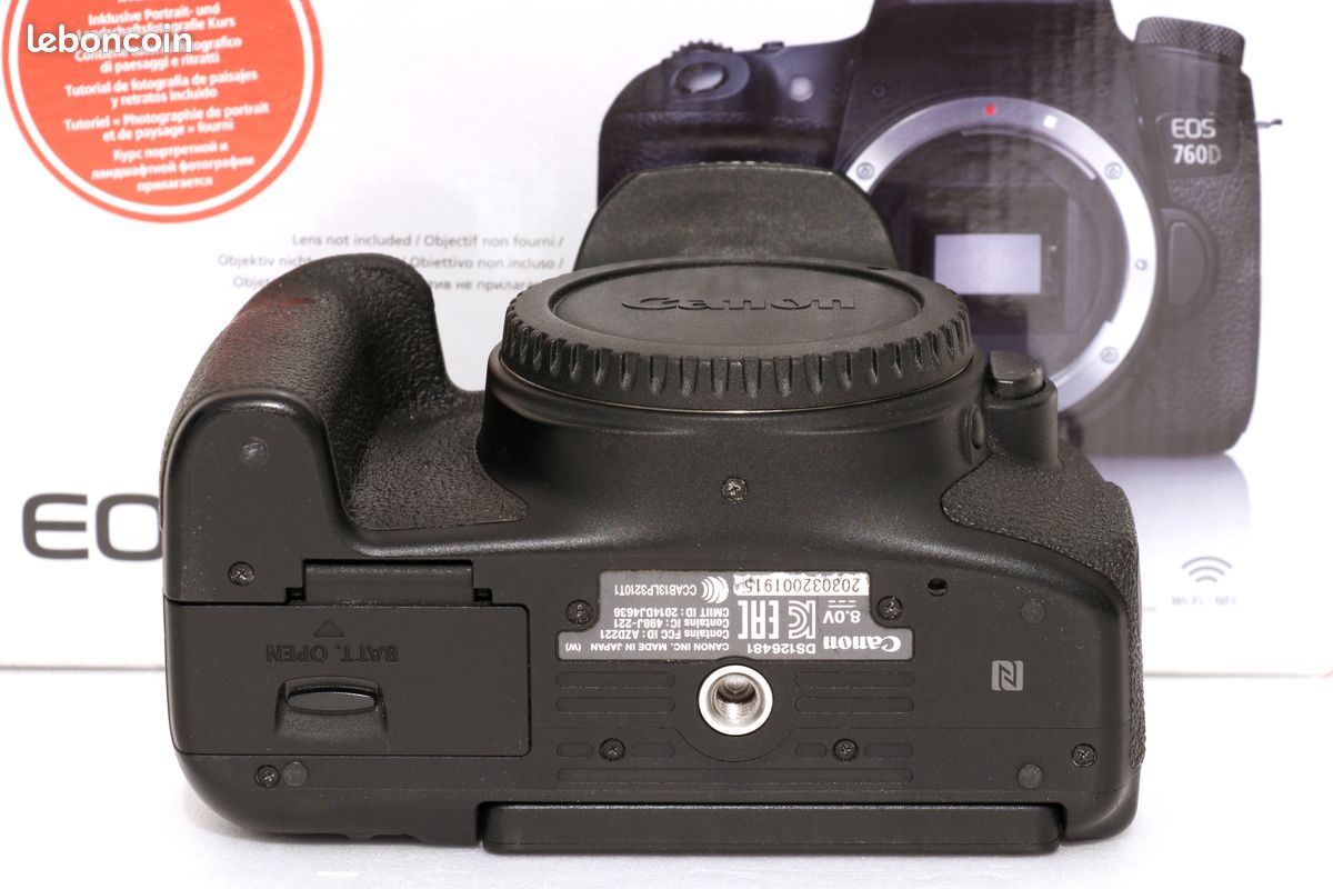 Canon EOS 760D (boitier nu) (image 4)