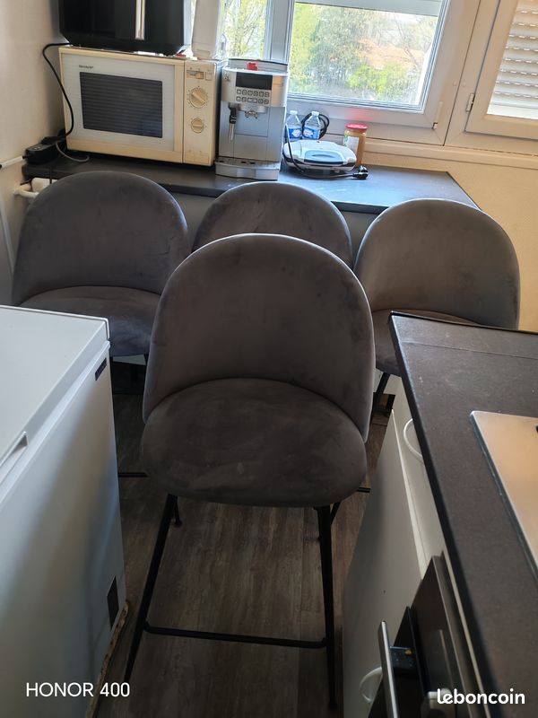 Lot de 4 tabourets de cuisine (image 1)