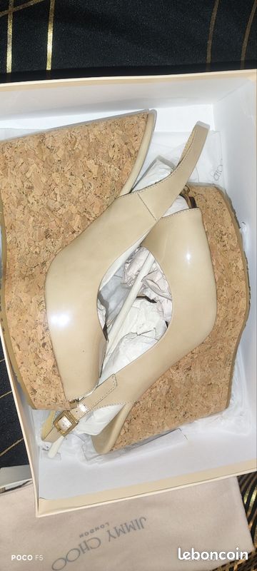 Chaussure compensée femme Jimmy Choo 39,5 NEUVE (image 3)