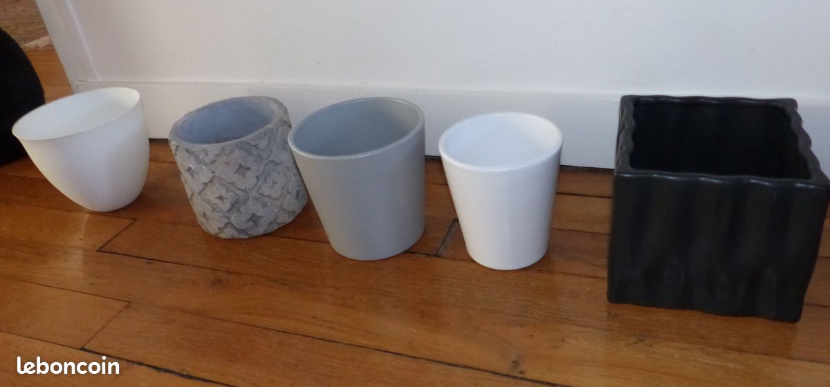Lot de cache pot en ceramique (image 1)