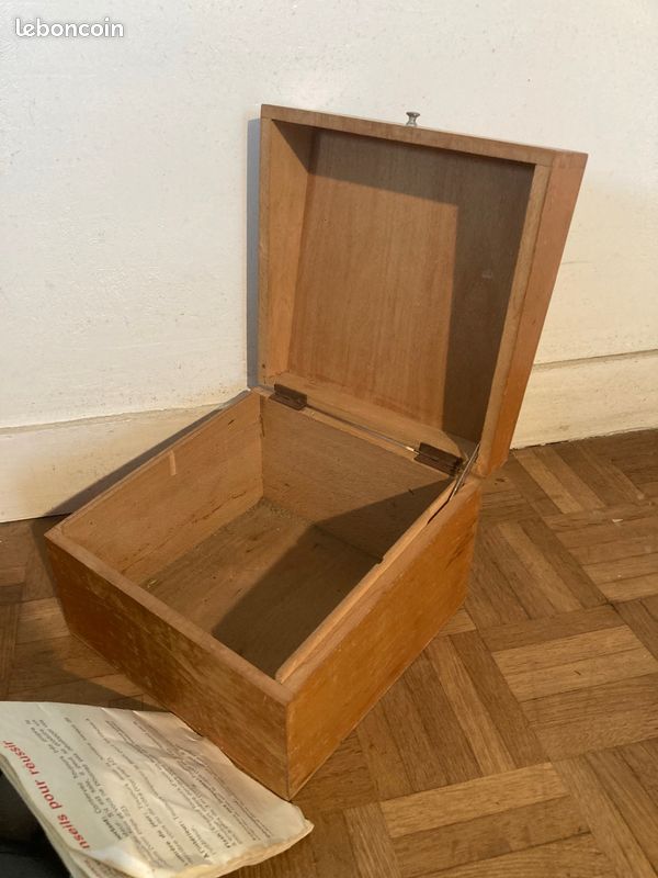 Boîte De Rangement Vintage Polaroid Cuir Pour Appareil Pack 100, Occasion