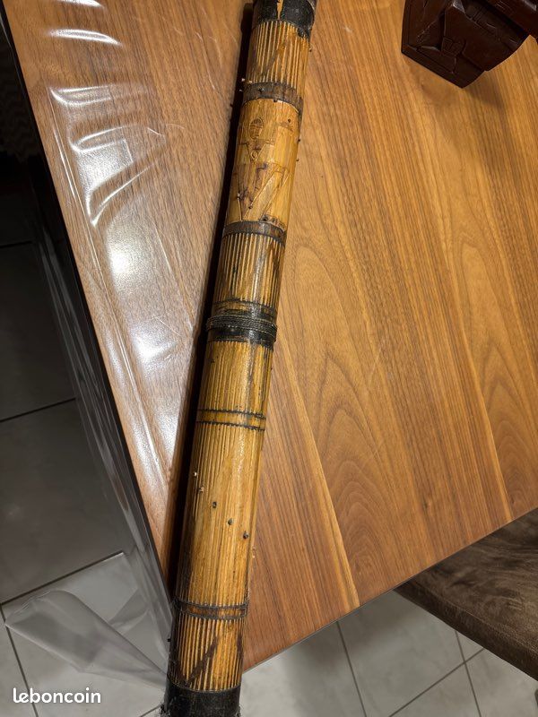 Bâton de Pluie Bois de Cactus Instrument Traditionnel 75 cm