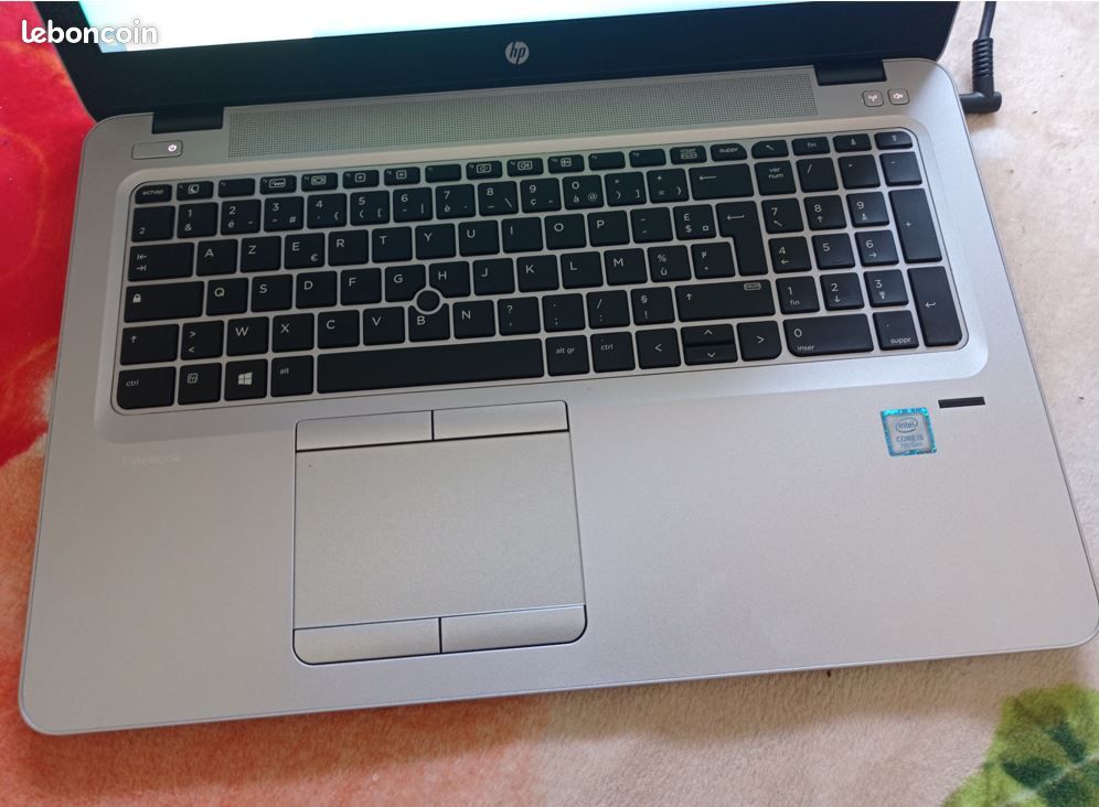 HP EliteBook 850 G4 I5 – PC Portable 15,6” SSD 256 Go RAM 8 Go Windows 10 Pro (occasion)