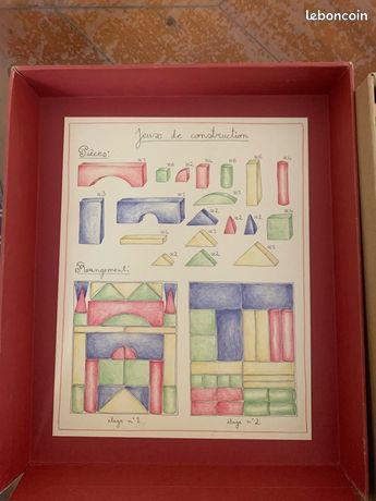 Jeu De Construction En Bois Moulin Roty - Éducatif Dès 3 Ans - Occasion Très Bon état
