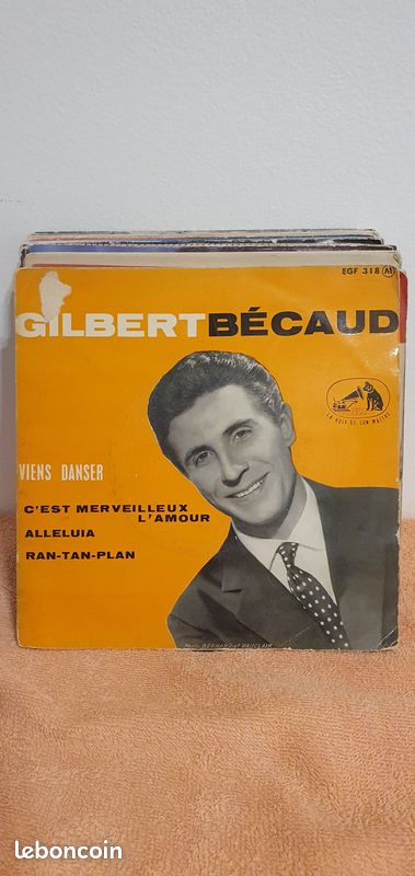 45 tours Gilbert BECAUD Viens danser (image 1)