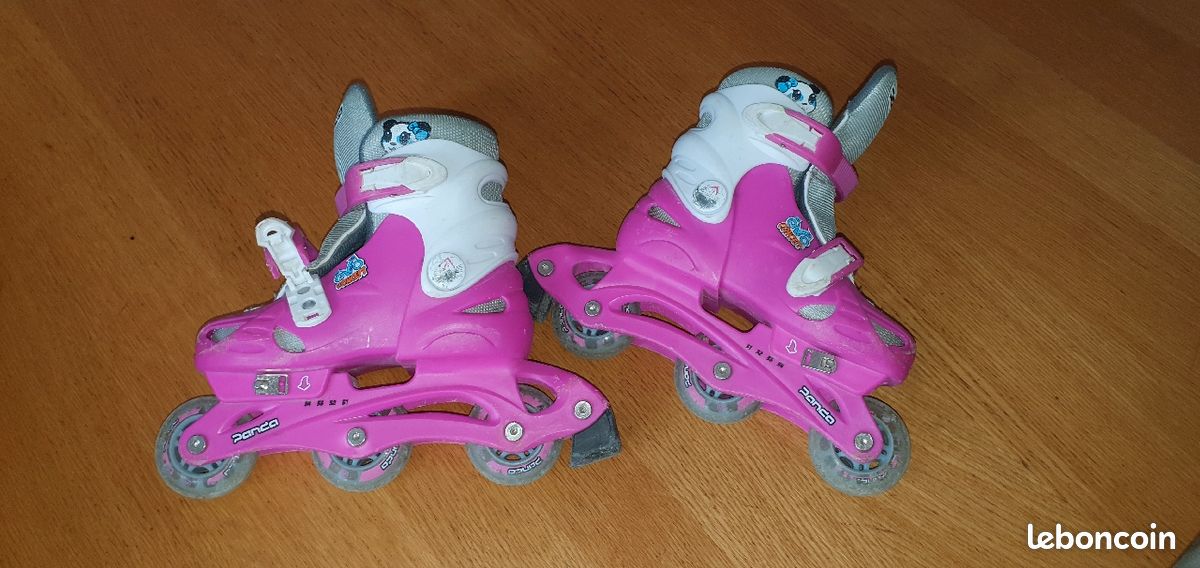 Roller enfant rose fille (image 1)