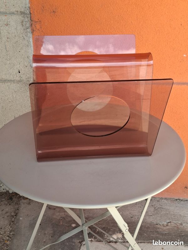 Porte revue ou vinyle vintage (image 3)