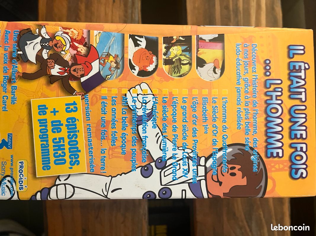 VHS il était une fois l’homme vol 4, 5 et 6 (image 2)