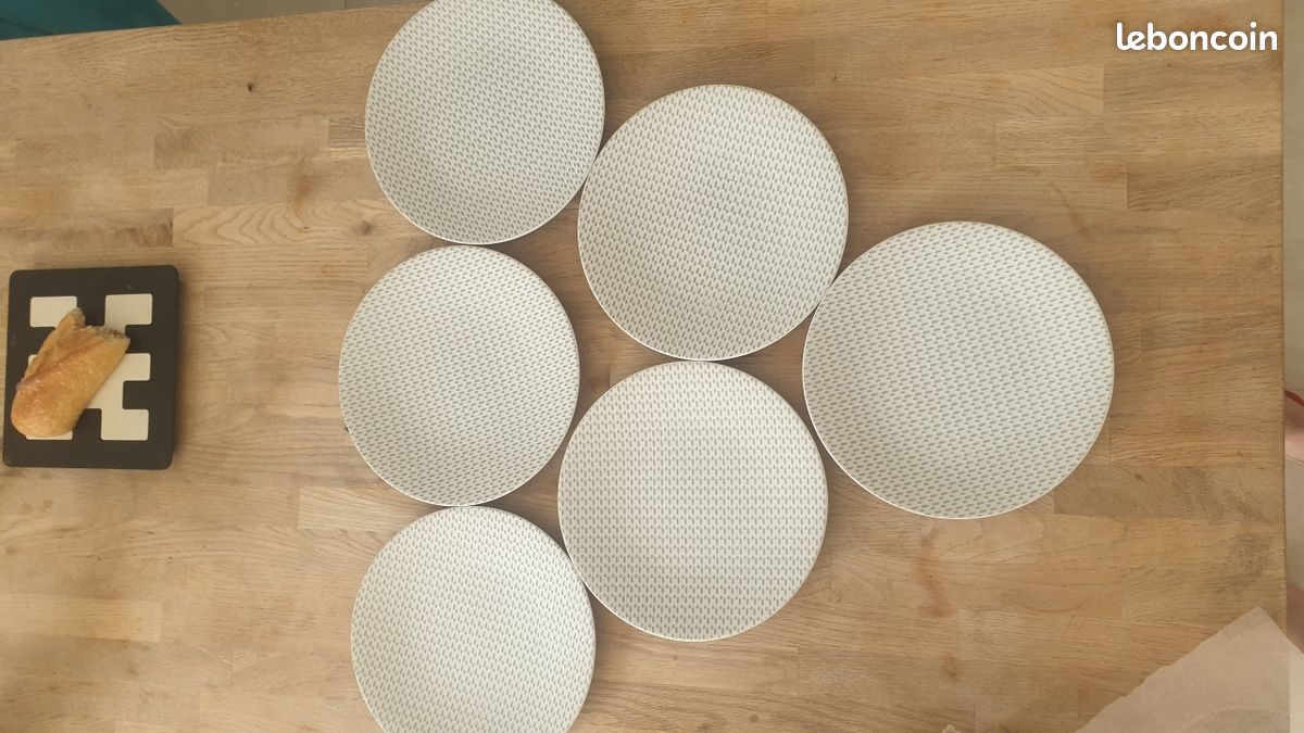6 assiettes à desserts (image 3)