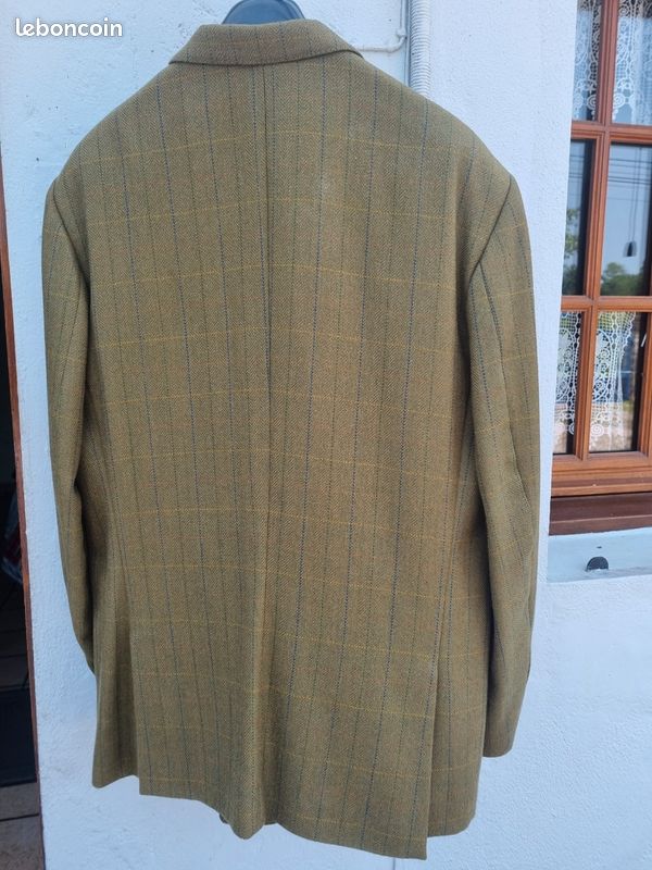Veste homme marron clair taille XXL woolmark pur Laine vierge (image 4)