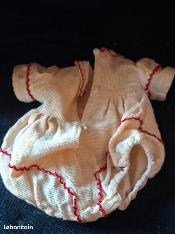 Beau baigneur celluloid blanc petitcollin ? 35 cm (image 15)