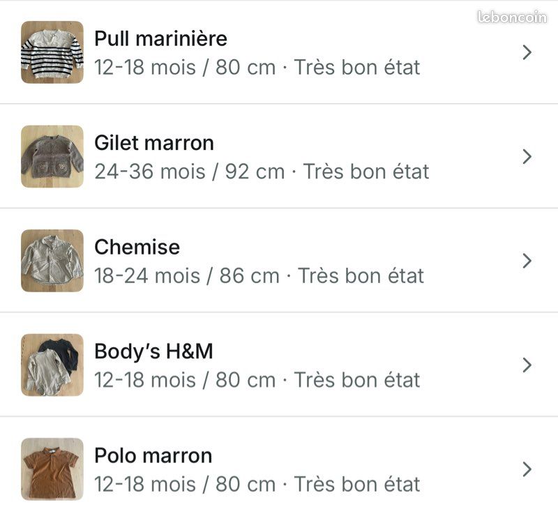 Tableau 18 Mois Vetement Guide Des Tailles Vetement 18 Mois En Cm