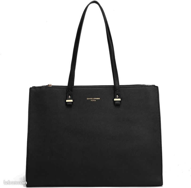 Bagagerie Sac A Main David Jones Paris Black Shoulder Bag David