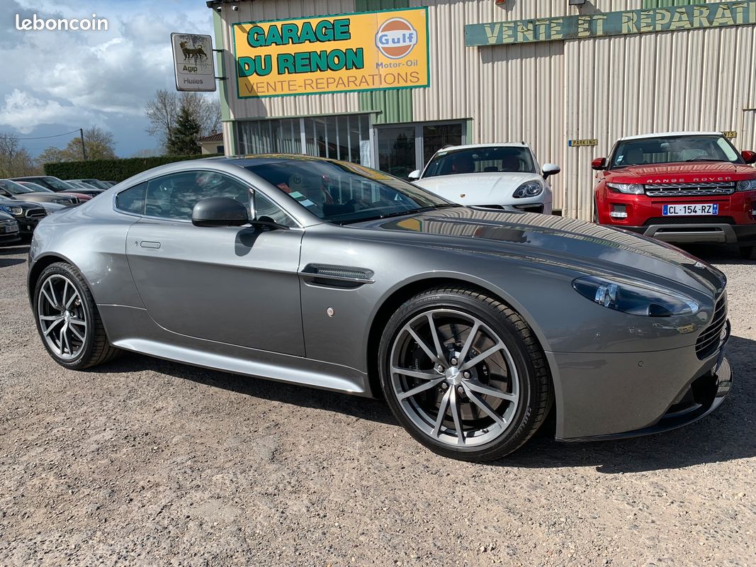 Aston martin v8 vantage s 4.7 436cv sportshift ii 32790km etat hors normes hammerhead silver/carbone (image 1)