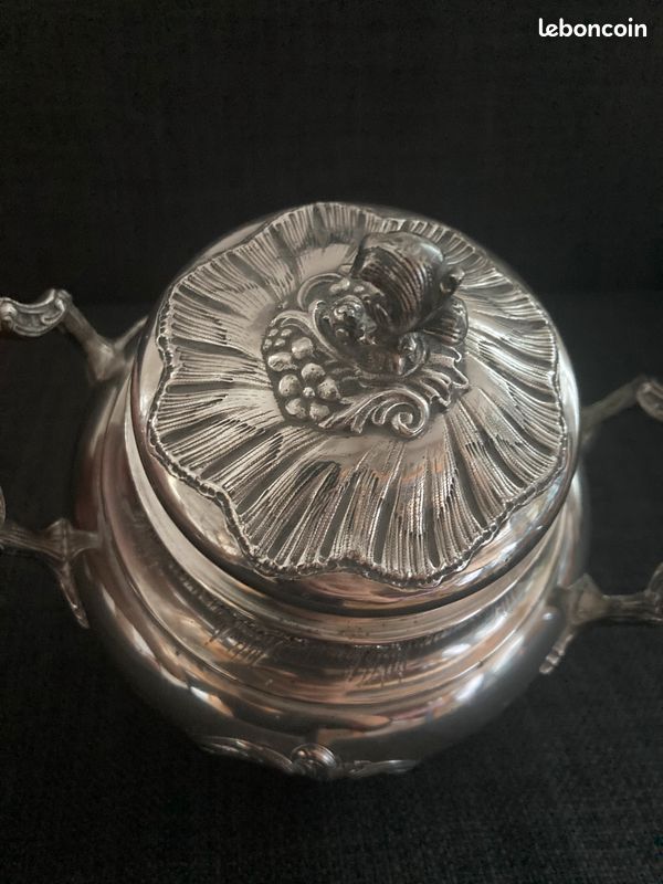 Bonbonnière en verre et bronze | 2R Antiquites