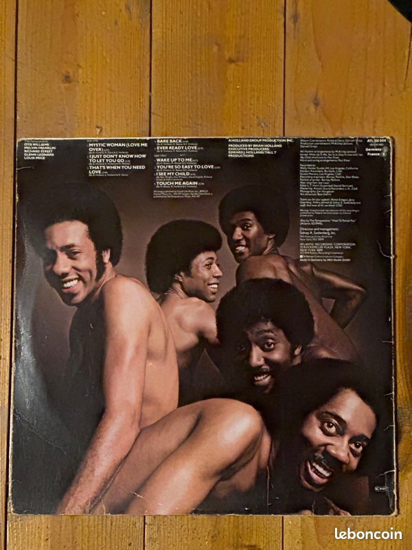 Vinyle 33 tours The Temptations Bareback (image 2)