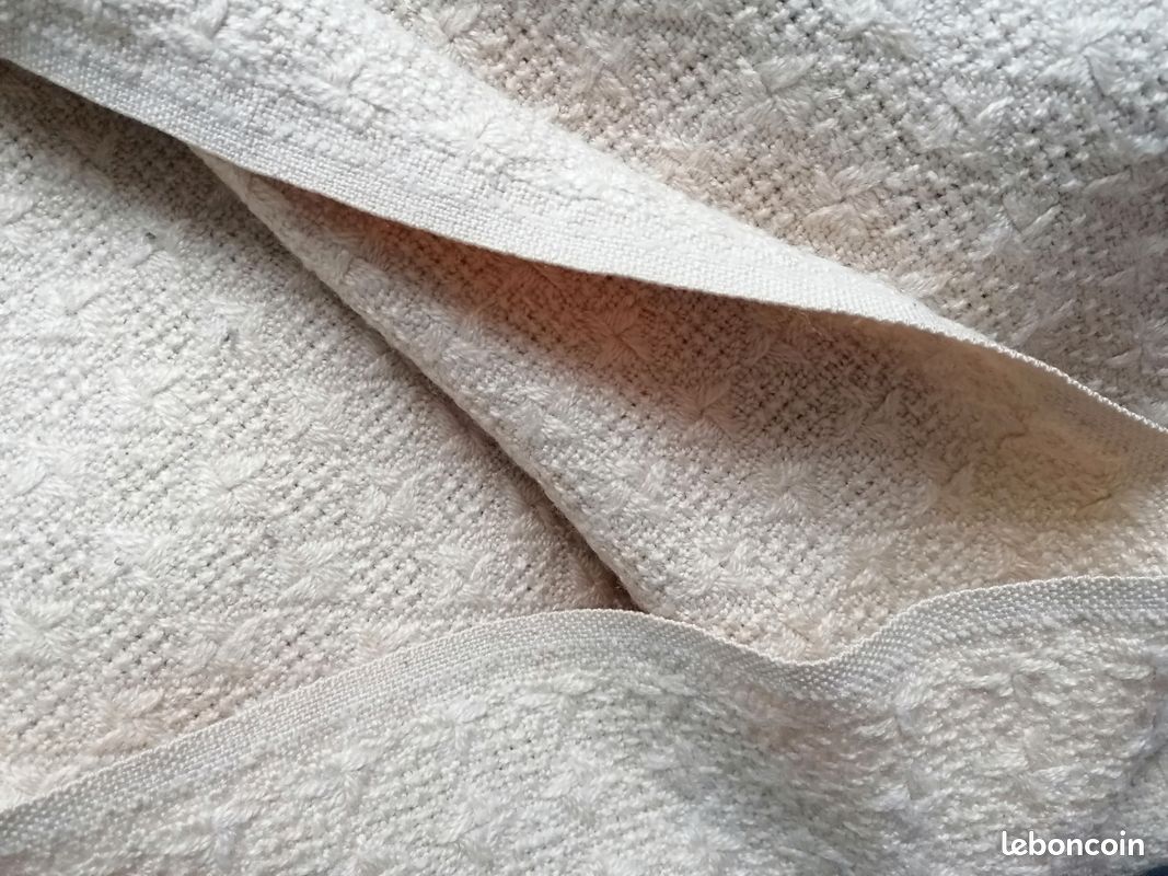 Plaid dessus de lit. Vintage. Fait main (image 10)