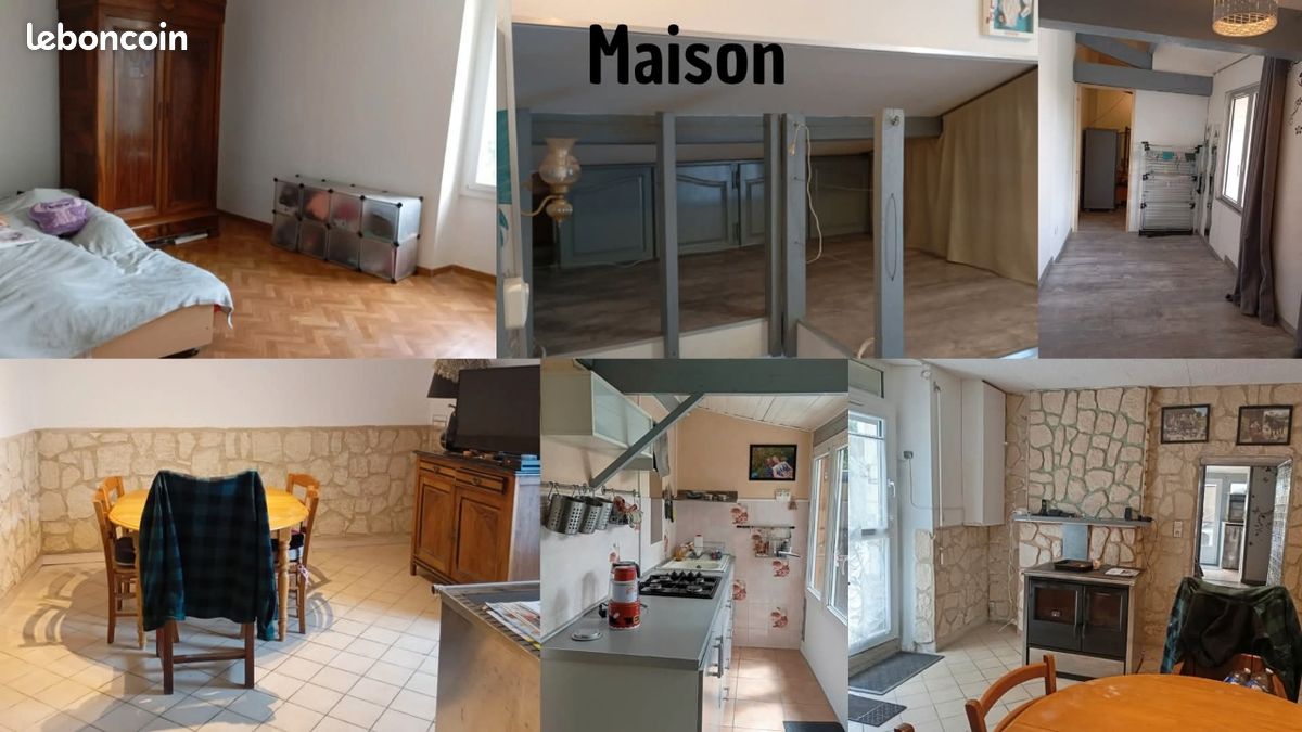 Maison 5 pièces 76 m² · à Loudun · 76 m² · 99 000 €