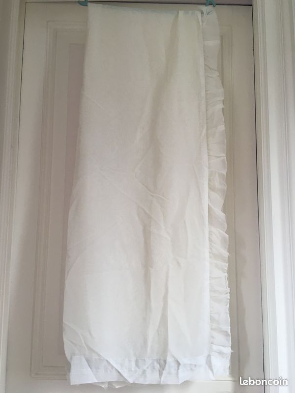 Rideaux blanc 208cm (image 5)