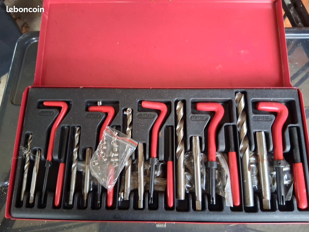 Kit De Réparation Filetage Helicoil M5 à M12 - HSS Et Inox - Neuf - Marque Avyac