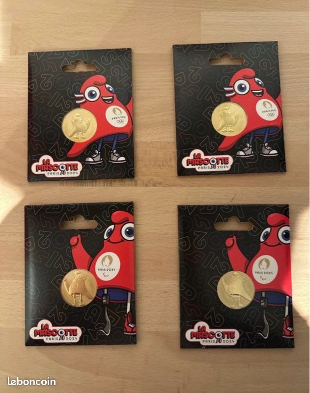 Peluche Phryge Mascotte JO Paris 2024 - 12 Cm, Neuve Avec étiquettes