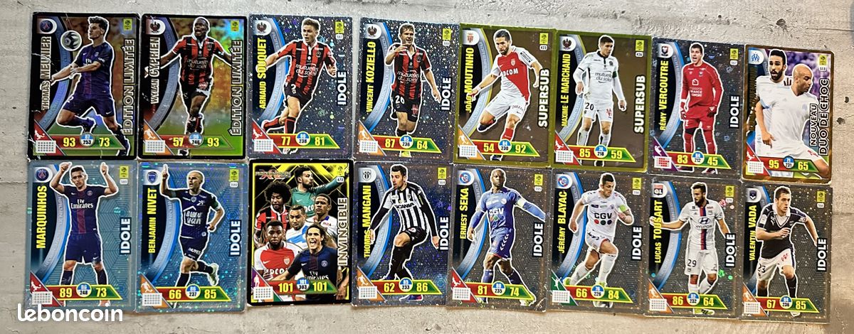 97 Cartes Panini Adrenalyn Saison 2017-2018 (image 2)