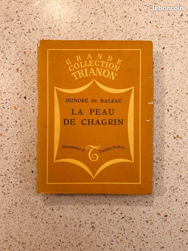 Livre Balzac Peau de Chagrin édition Trianon (1930), illustrée par Émilien Dufour (image 1)