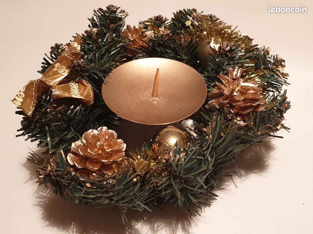 Lot de 3 bougeoirs de Noel (image 1)