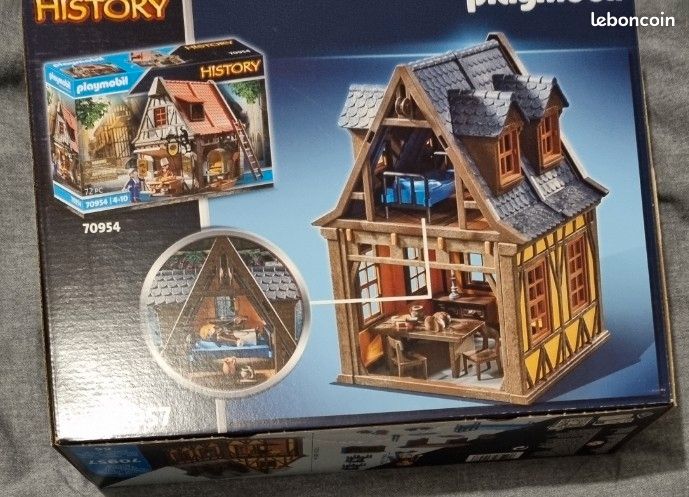 PLAYMOBIL Mittelalterliches Haus Maison Médiévale -F24 | Kaufen auf