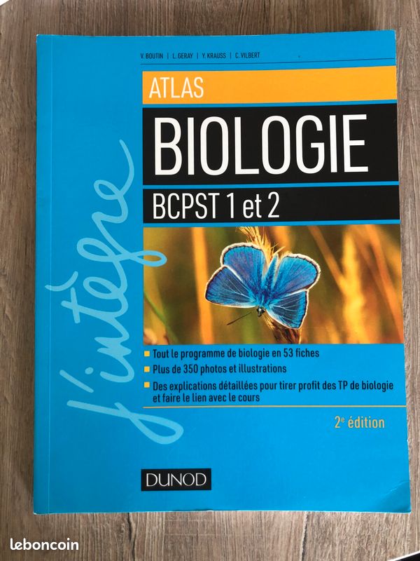 Livre de Prépa BCPST TP Biologie (image 1)