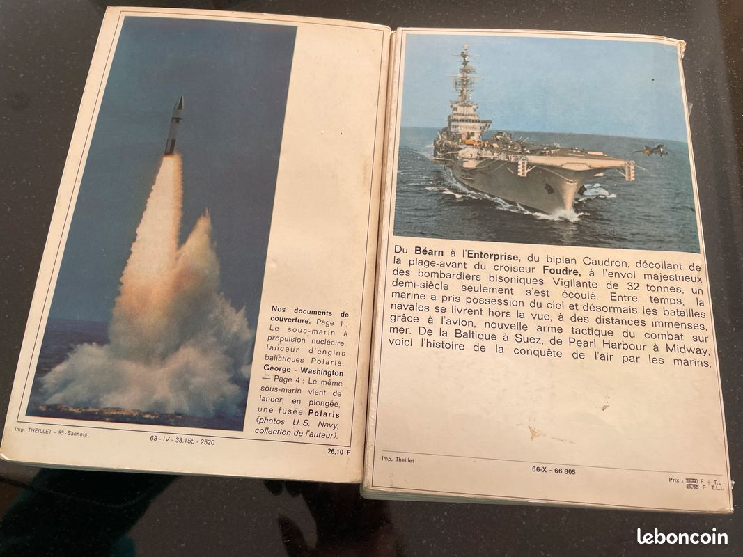 Lot livres Les portes avions et les sous marins (image 2)