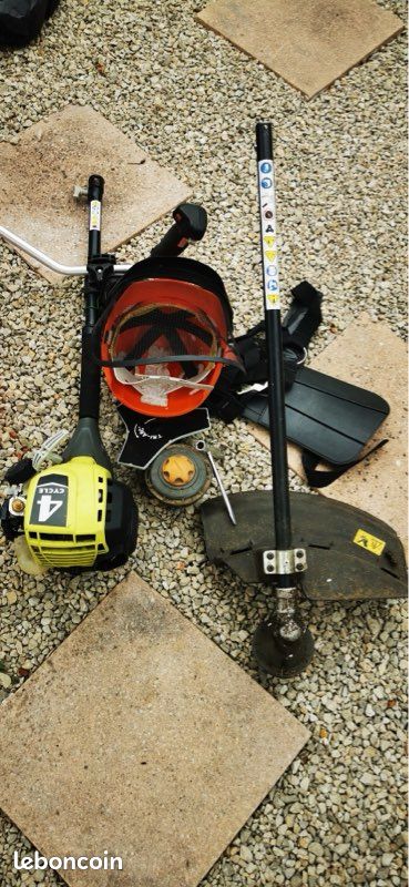 Débroussailleuse thermique 4temps Ryobi + outils taille haie (image 1)
