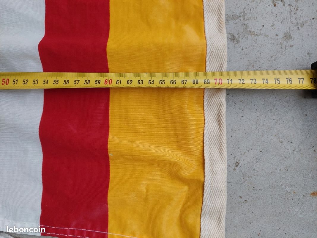 ANCIEN FANION PROMOTIONNEL Shell X-100 MULTI GRADE /ICA 1957 TOUR DE