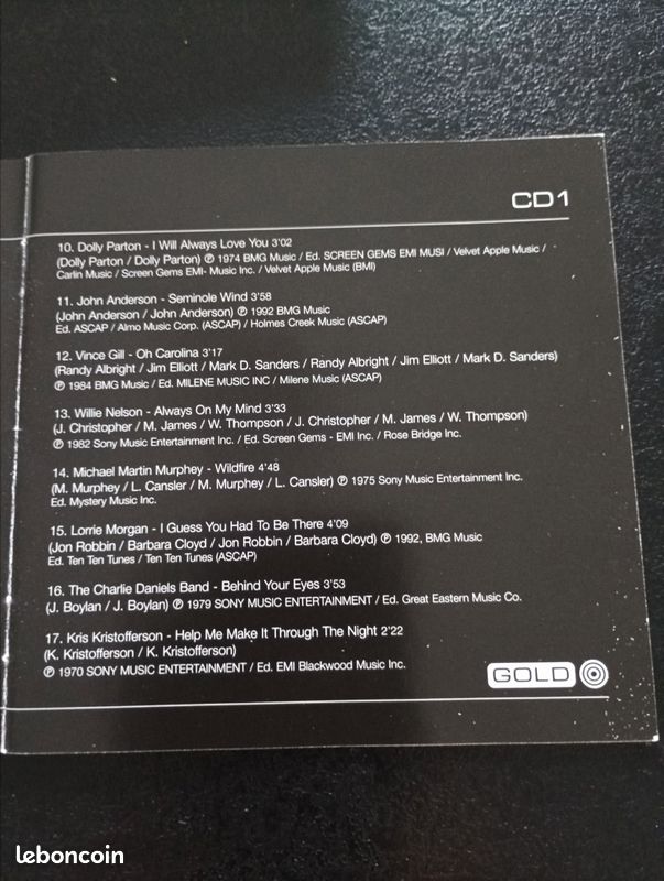 Coffret 3 CD country (image 3)