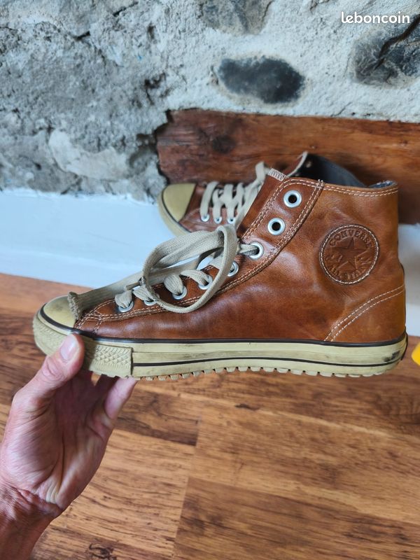 Cuir Marron Converse Cuir Homme Hiver Converse Chuck Taylor All