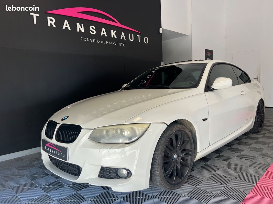 BMW SERIE 3 COUPE E92 LCI 320d 184ch PACK M Steptronic A MOTEUR CHANGE 13 000KM + TOIT OUVRANT (image 1)