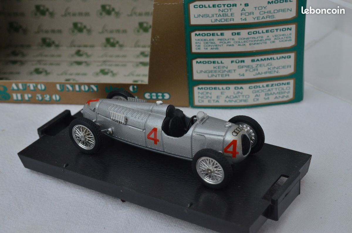 Voiture 1/43 Brumm r38 auto union Collection
