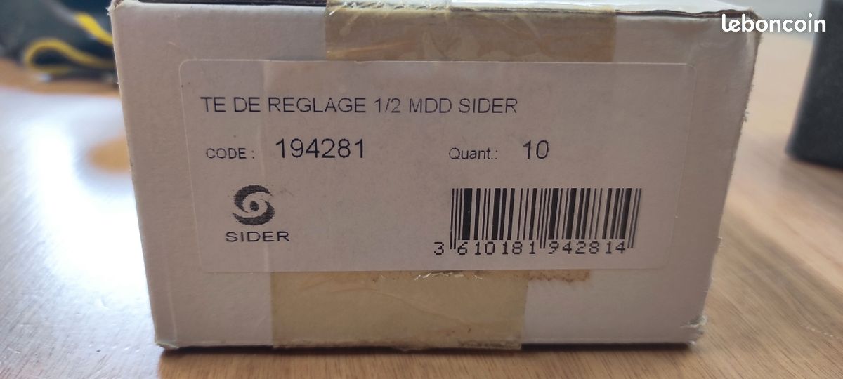 Té de réglage 1/2 mdd sider (image 1)