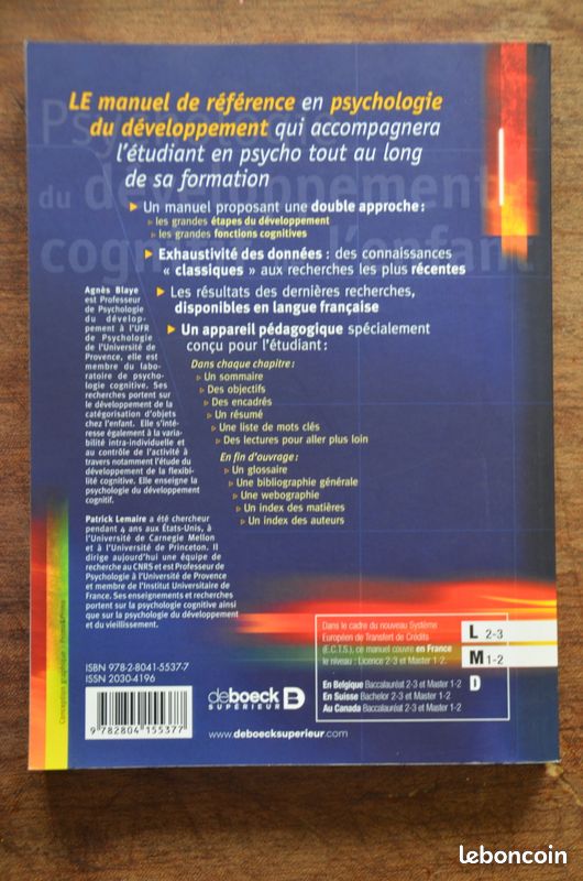 Lot de 3 livres BRUNER Pédagogie de l'enfant/Psychologie/Didactique des langues (image 6)