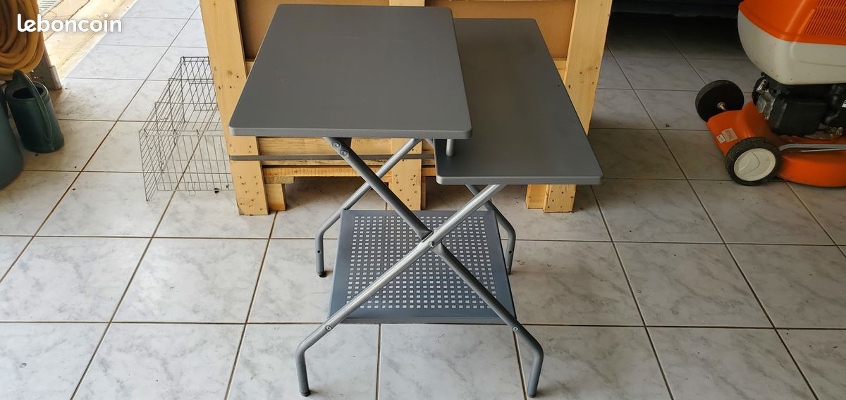 Table Bureau Gris métal (image 2)