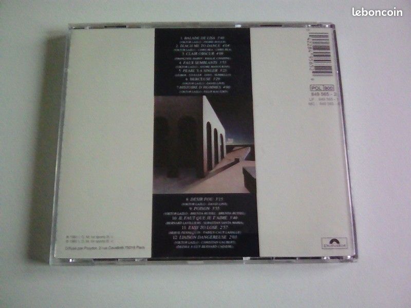 CD Album de Viktor Lazlo - Mes poisons délicieux (image 2)