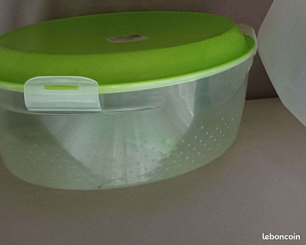 Boite transport a gateux en plastique transparente (image 1)