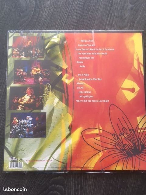 Vinyle Nirvana – MTV Unplugged (LP rouge) (image 3)